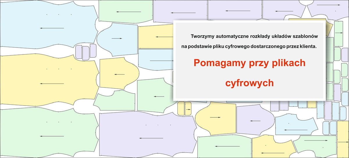 Rozkrój materiału na cutterze wielowarstwowym UJ14