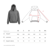 Hoodie Reglan Cropped