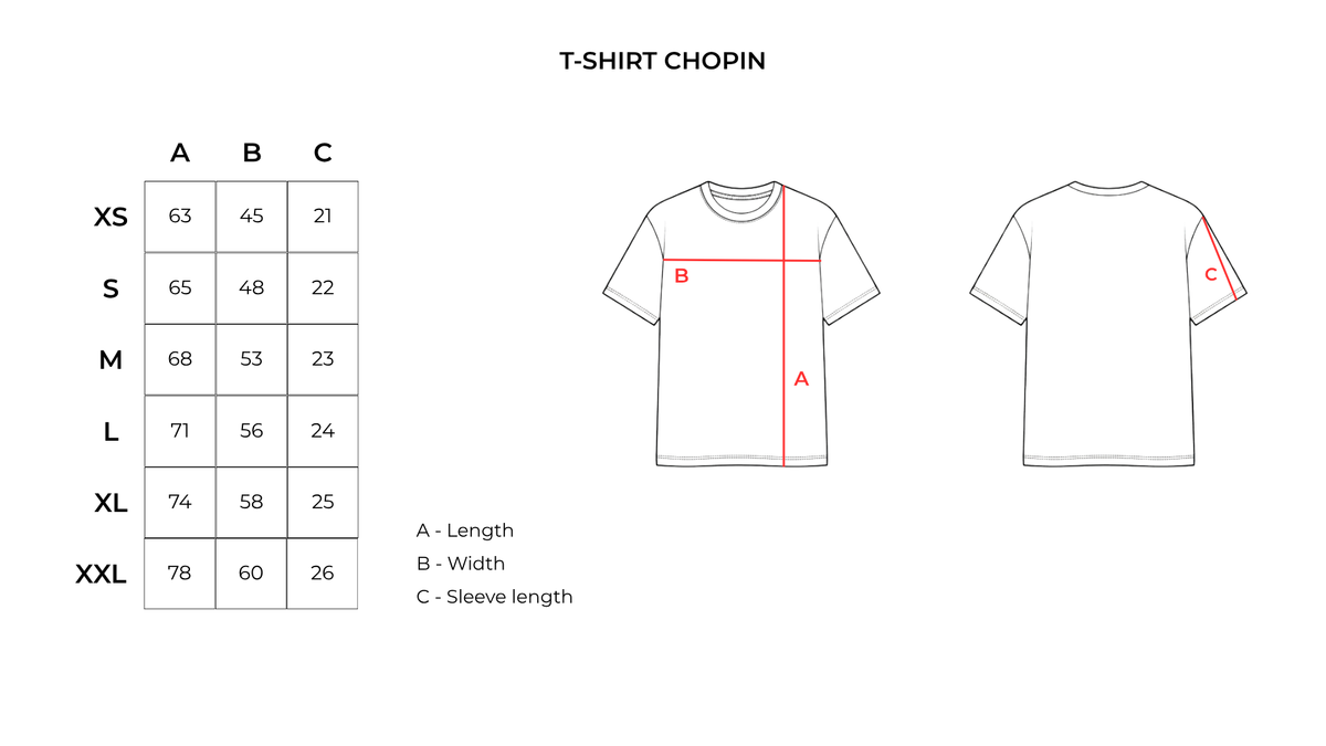 T-shirt Chopin