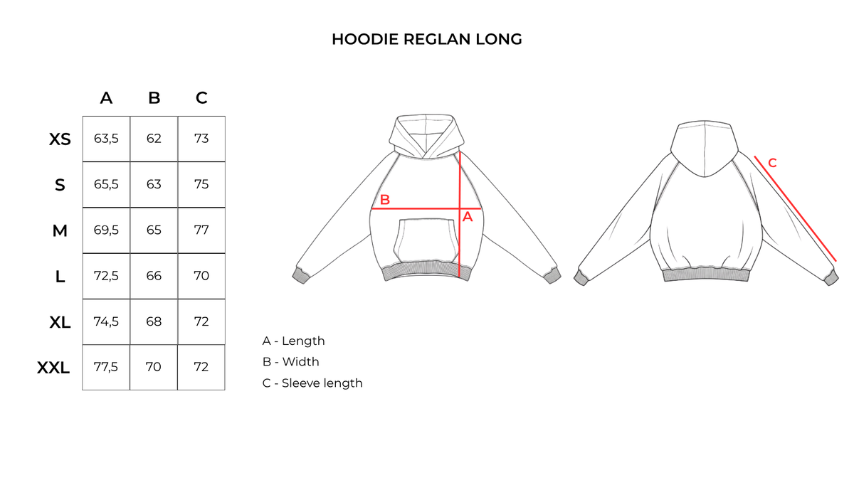 Hoodie Reglan Long